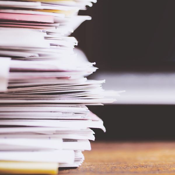 stack of papers
